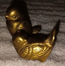Solid Brass Pair of Doves 1.5