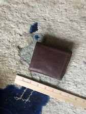 Vintage RFID Protection Trifold Brown Genuine American Cow Leather Wallet picture