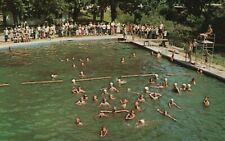Postcard IA Riverside Bible Camp New Swimming Pool Chrome Vintage PC G7962 picture