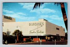 Miami Beach FL-Florida, Burdine's Dept Store, Advertising Vintage c1956 Postcard picture