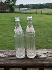 Set Of 2 Vintage 1970s Nehi Soda Glass Bottle picture