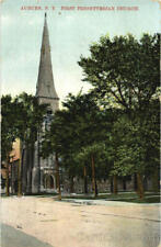 1911 Auburn,NY First Presbyterian Church Cayuga County New York Postcard Vintage picture