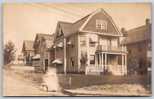 Postcard Large Residential Homes RPPC U121 picture