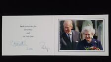 2000 Queen Elizabeth II Signed Royal Christmas Card British Royalty Autograph UK picture