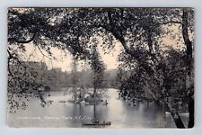 New York City NY-Upper Lake, Central Park, Antique, Vintage Postcard picture