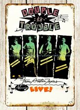1979 Stevie Ray Vaughan Double Trouble Concert Poster metal tin sign metal wall picture