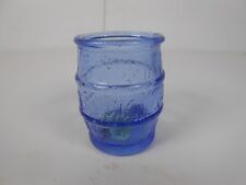 Miniature Blue Barrel Glass or Shot glass with Mini Dice and Marbles picture