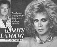 1986 CBS TV AD KNOTS LANDING DONNA MILLS TWO HOMES TORN APART BY DAUGHTERS picture