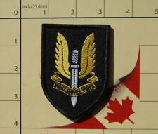 BLACK SAS Patch Military British Special Forces Army Who Dares Wins  picture