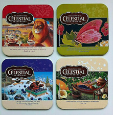 CELESTIAL SEASONINGS 4 Piece Coaster Set picture