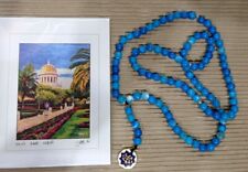 Baha'i prayer beads 95 gemstones +Shrine of the Bab