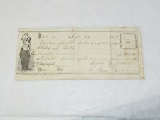 September 29,1870, $27.10 Loan Doc with 10 percent interest Due 1 year 3 Witness picture