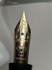 NEW OLD STOCK MONTBLANC 114 F FOUNTAIN PEN 14K 585 GOLD NIB F P/N 27688 picture