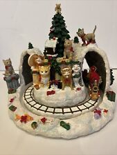The San Francisco Music Box Company Cats Christmas Village Figurine picture