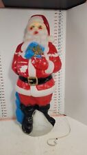 VTG Empire 1971 Santa Claus Blow Mold with Blue Present 34