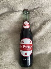 RARE  Original DR. PEPPER SODA 10-2-4 ACL 10 Oz. Glass Bottle Vintage 1970s picture
