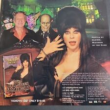 2005 Print Ad Elvira Mistress of the Dark Promo Page Hefs Halloween Spooktacular picture