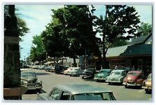 c1950's James Street Looking West Cars Alexandria Bay New York NY Postcard picture