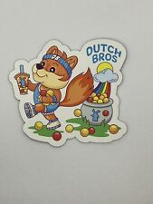 Dutch Bros Sticker Exercise Fox Pot of Gold March 2024 Release picture