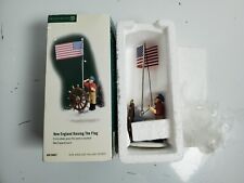 Department 56 New England Raising The Flag #56.56687 USED w/ ORIGINAL BOX picture