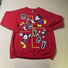 Vintage Disney's Mickey Mouse Red Size Medium Mickey Unlimited picture