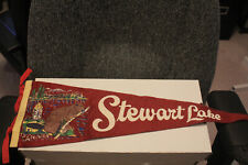 Late 60's Early 70's Stewart Lake Felt Pennant  With Beaver picture