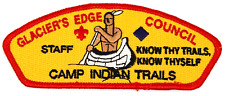 STAFF Camp Indian Trails CSP Glacier's Edge Council Patch Wisconsin Boy Scouts picture