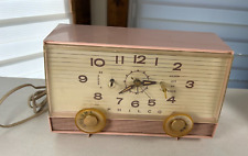Vintage 1959 Philco G751 Pink Clock Radio - MCM - Prop picture