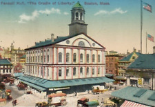 Vintage Postcard Faneuil Hall Cradle of Liberty Boston Mass Historical Building picture