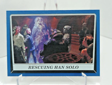 2016 Topps Star Wars Rogue One: Mission Briefing Blue #74 Rescuing Han Solo picture