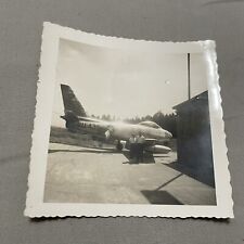 Vintage Photograph early fighter Jet 1950s france picture
