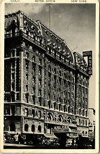 New York City NY Hotel Astor Old Black & White Postcard 1942 picture