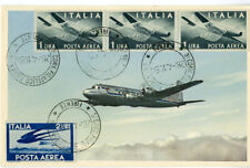 Italy Postcard 1956 Rare Air Mail Conference Picture VF picture