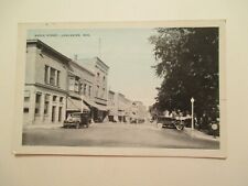 Lancaster Wisconsin Postcard Maple Street WI picture