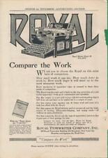 Magazine Ad - 1915 - Royal Typewriters - Master Model 10 picture