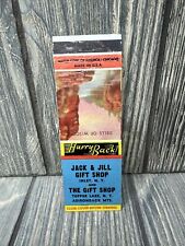 Vtg Jack & Jill Gift Shop Tupper Lake NY Matchbook Cover Advertisement picture
