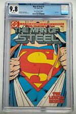 Man of Steel #1 Special Collector's Edition Silver logo 1986 CGC 9.8 picture