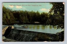 Youngstown OH-Ohio, Mill Creek Park, Lake Cohassett, Antique Vintage Postcard picture