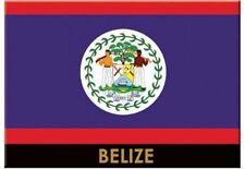 BELIZE FLAG FRIDGE COLLECTOR'S SOUVENIR MAGNET 2.5