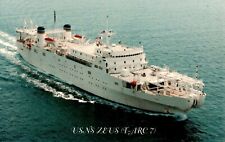 Postcard USNS Zeus T-ARC-7 Cable Ship picture