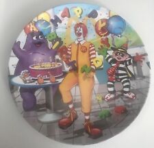 2003 Happy Birthday McDonald's Plate SunCoast Advertising Ronald  McDonald 2003 picture