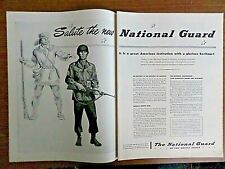 1947 Article Ad Salute The New NATIONAL GUARD  picture