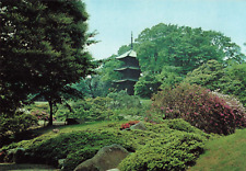 Tokyo Japan, Hotel Chinzanso Gardens & Pagoda Advertising, Vintage Postcard picture