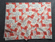 Vintage 1950s Small Floral Patchwork Cotton Fabric 35