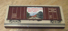 Rare Norfolk & Western Railway Boxcar 6 Matchbook Set picture