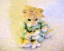 Priscilla Hillman Calico Kittens 1993 Hand Knitted with Love Resin Figurine picture