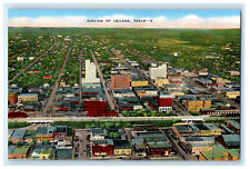 c1940s Aerial View of Houses and Buildings, Abilene Texas TX Vintage Postcard picture