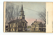 Old Vintage Postcard of Baptist Church Rockland MA picture