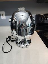 Mid Century Art Deco AMC Ball Pedestal Chrome Coffee Urn Percolator Prop 35 Cup  picture
