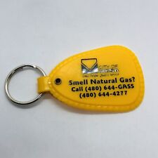 Vtg City of Mesa, AZ Call Before You Dig Natural Gas PSA Keychain Key Ring Fob picture